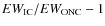 $EW_{\rm IC}/EW_{\rm ONC}-1$