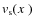${\it v}_{\rm s}(\hbox{$x$ })$