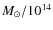 $M_\odot/10^{14}$