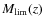 $M_{\rm lim}(z)$