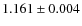 $1.161\pm 0.004$