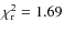 $\chi^2_{\rm r}=1.69$