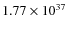 $1.77\times 10^{37}$
