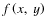 $f\left(x,~ y\right)$
