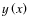 $y\left(x\right)$