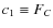 $c_{1}\equiv F_{C}$