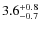 $3.6_{\rm -0.7}^{+0.8}$