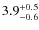 $3.9_{\rm -0.6}^{+0.5}$