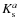 $K_{\rm s}^a$