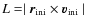 $L=\mid\vec{r}_{\rm ini} \times \vec{v}_{\rm ini}\mid$