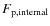 $F_{\rm p,internal}$