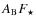 $A_{\rm B} F_\star$