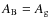 $A_{\rm B}=A_{\rm g}$