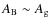 $A_{\rm B}\sim A_{\rm g}$
