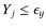 $Y_j \le \epsilon_y$