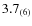 $3.7_{\rm (6)}$