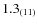 $1.3_{\rm (11)}$