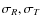 $\sigma_R, \sigma_T$