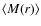 $\langle M(r)\rangle$