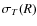 $\sigma_T(R)$