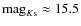 ${\rm mag}_{K{\rm s}}\approx15.5$