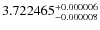 $3.722465^{\rm +0.000006}_{-0.000008}$