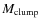 $M_{\rm clump}$