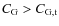 $C_{\rm G} > C_{\rm G,t}$
