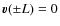 $\vec{v}(\pm L)=0$