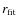 $r_{\rm fit}$