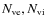 $N_{\rm ve},N_{\rm vi}$