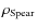 $\rho_{\rm Spear}$