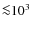 ${\la}10^3$