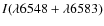 $I(\lambda6548+ \lambda6583)$