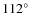 $112^{\circ}$