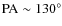 ${\rm PA}\sim130^{\circ}$