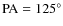 ${\rm PA}=125^{\circ}$