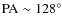 ${\rm PA}\sim128^{\circ}$