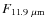 $F_{11.9~{\rm\mu m}}$