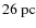 $26~{\rm pc}$