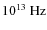 $10^{13}~{\rm Hz}$
