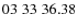 $03\;33\;36.38$