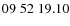 $09\;52\;19.10$