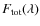 $F_{{\rm tot}}(\lambda)$