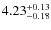 $4.23_{\rm -0.18}^{+0.13}$