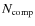 $N_{\rm comp}$