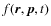 $f(\vec{r}, \vec{p}, t)$