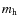$m_{\rm h}$