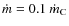 $\dot m=0.1~\dot m_{\rm C}$