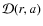 ${\cal D}(r, a)$
